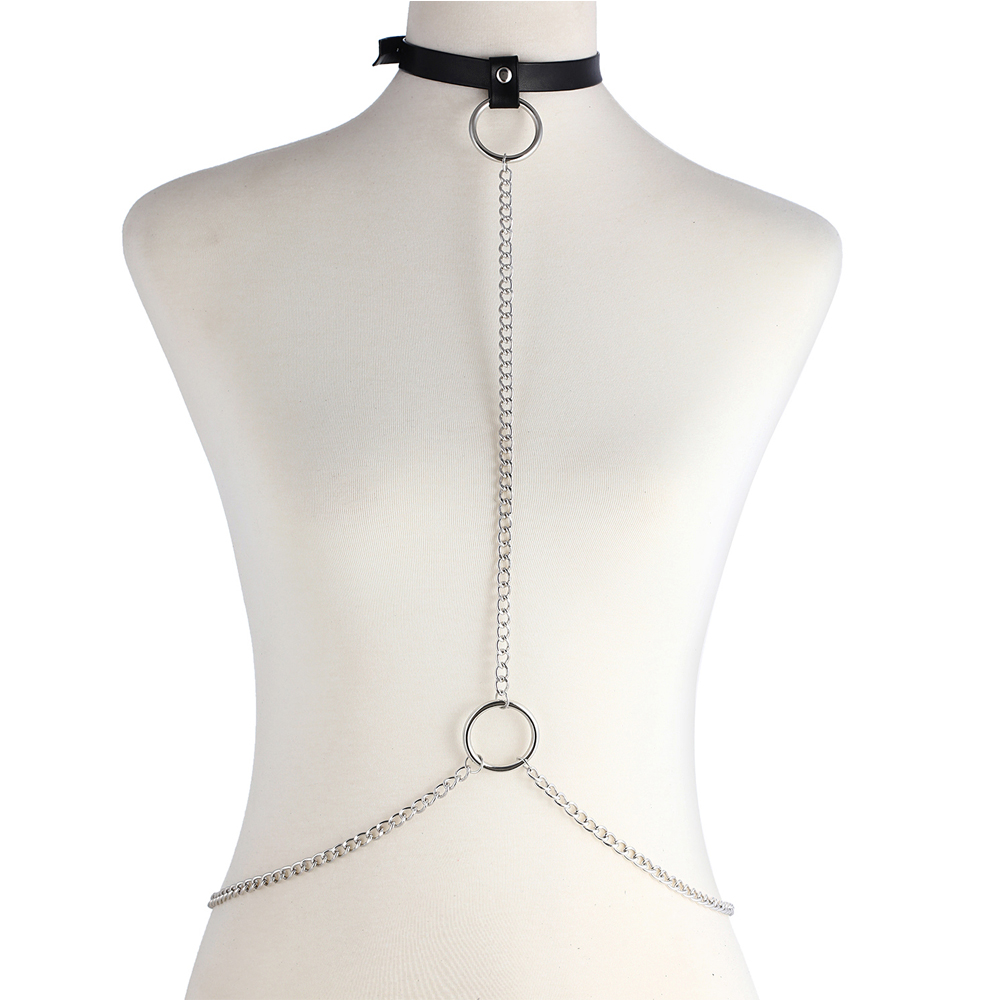 Sexy Body Chain Harness Goth C - Body Jewelry Harness recension och pris