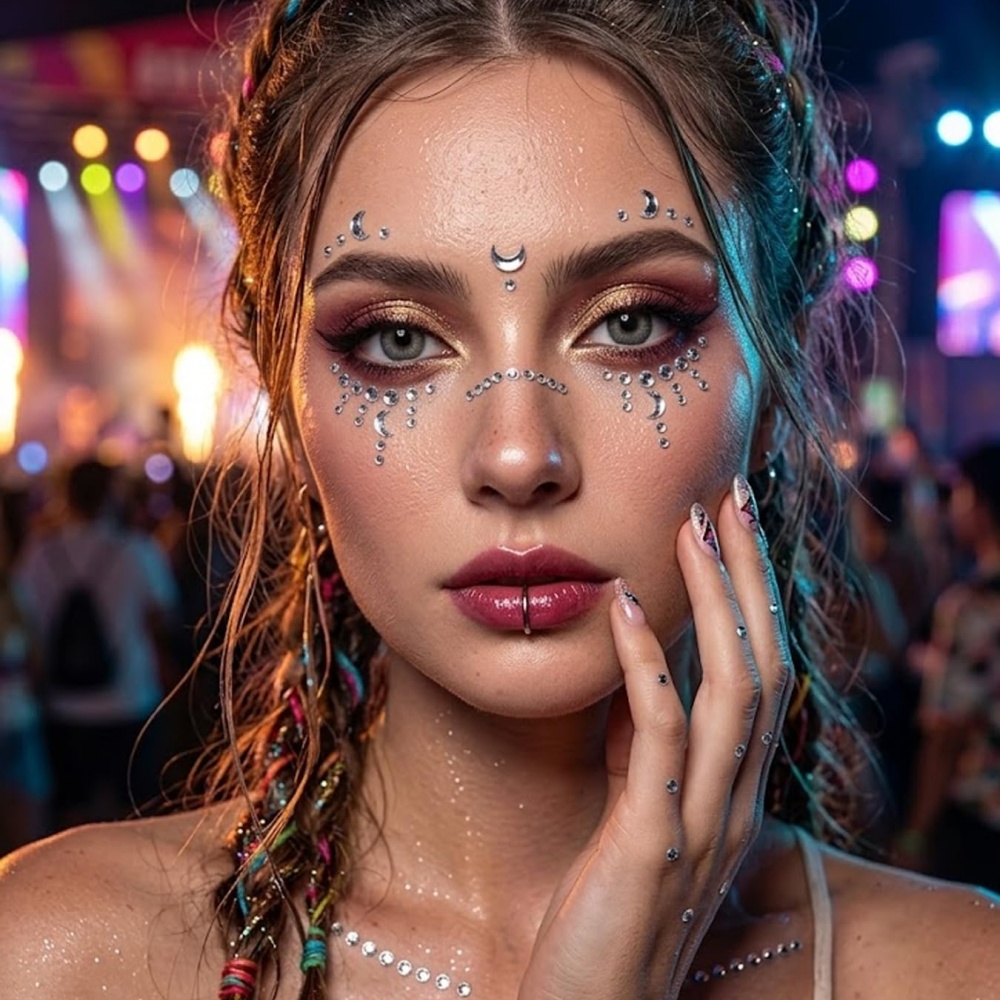 Fake Piercings Balls Stick on  - Body Jewelry Hoops recension och pris