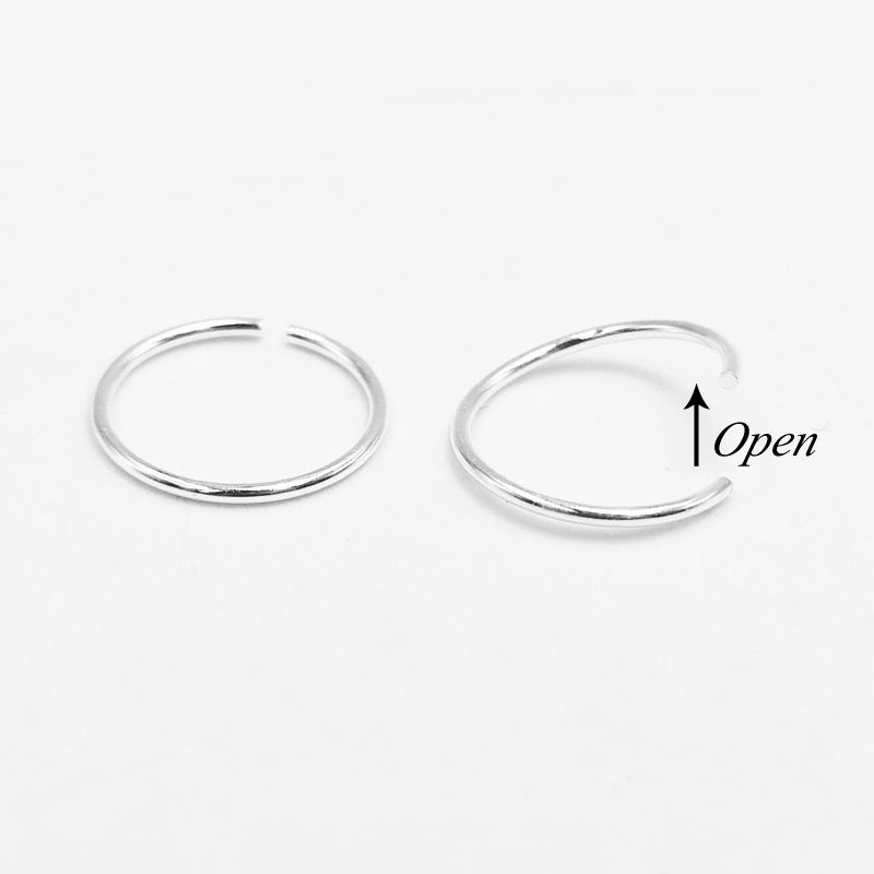925 sterling silver Nose Ring  - Body Jewelry Cartilage Earrings recension och pris