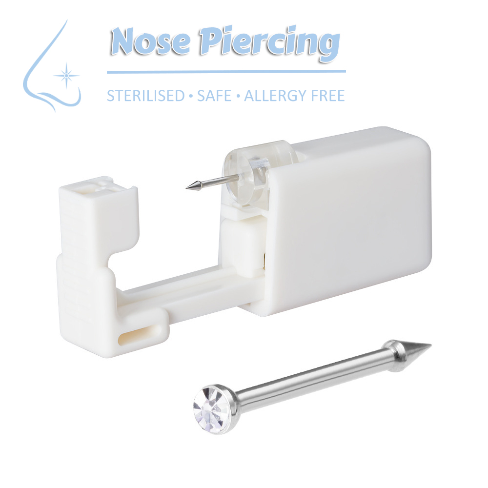 6/12Pcs Disposable Self Nose P - Body Jewelry Factory recension och pris