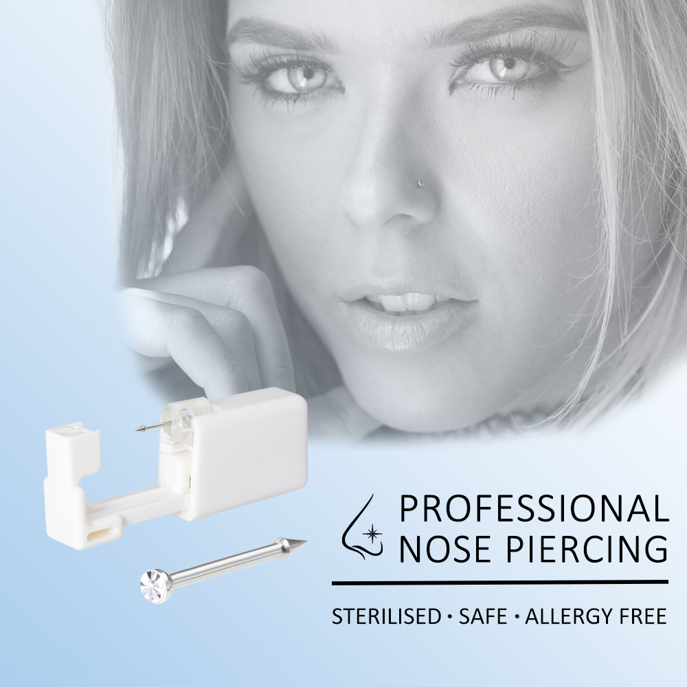 6/12Pcs Disposable Self Nose P - Body Jewelry Factory recension och pris