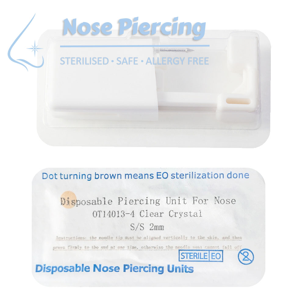 6/12Pcs Disposable Self Nose P - Body Jewelry Factory recension och pris