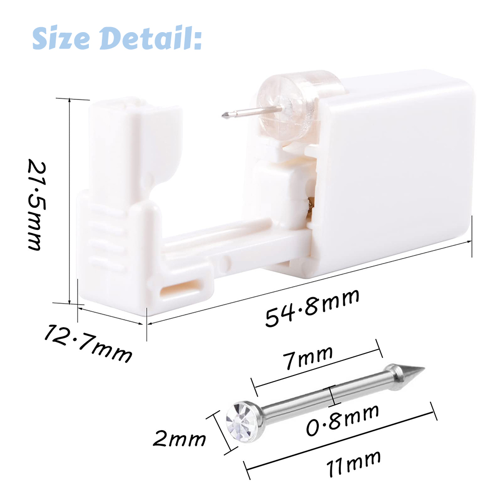 6/12Pcs Disposable Self Nose P - Body Jewelry Factory recension och pris
