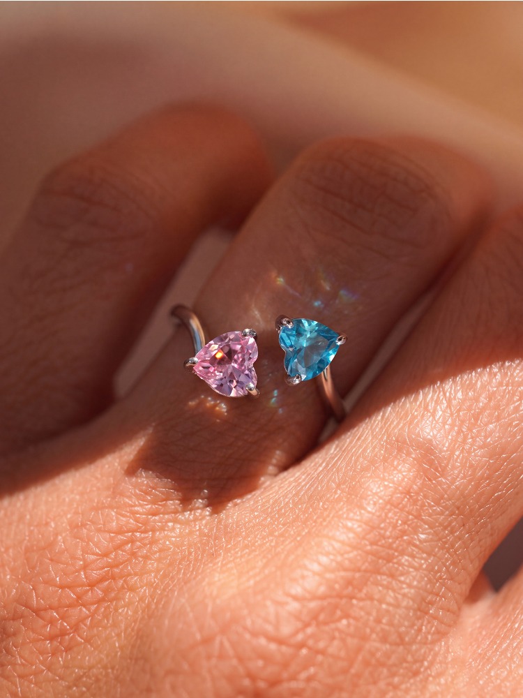 925 Sterling Silver Lovely Dou - Body Jewelry High Quality recension och pris