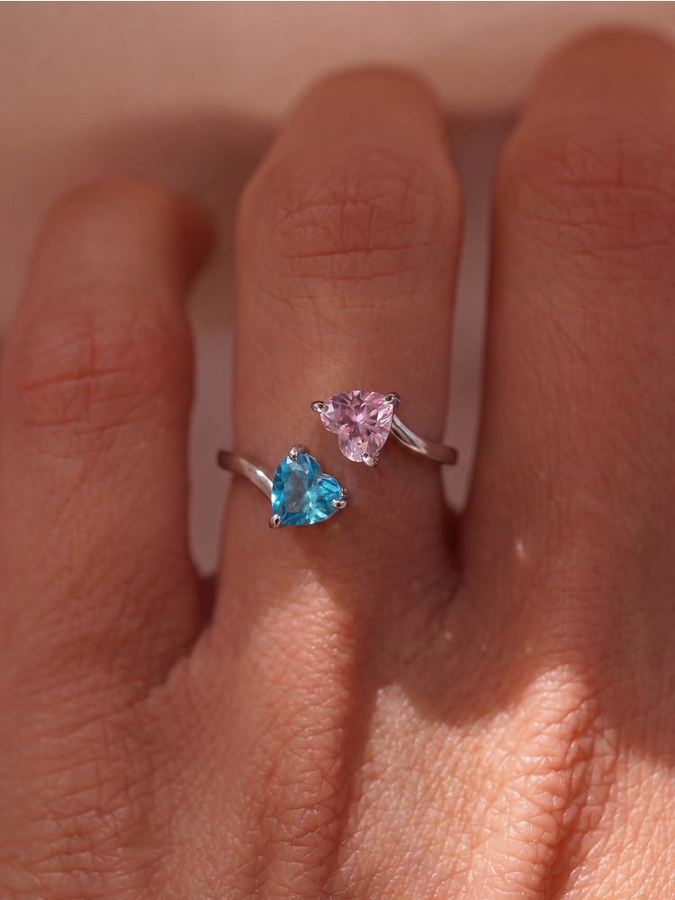 925 Sterling Silver Lovely Dou - Body Jewelry High Quality recension och pris