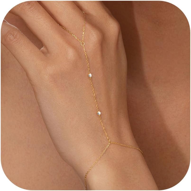 Trendy Women 14K Real Gold Pla - Body Jewelry Real Gold recension och pris