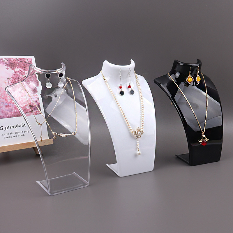 Plastic Mannequin Necklace Dis - Body Jewelry Holder recension och pris