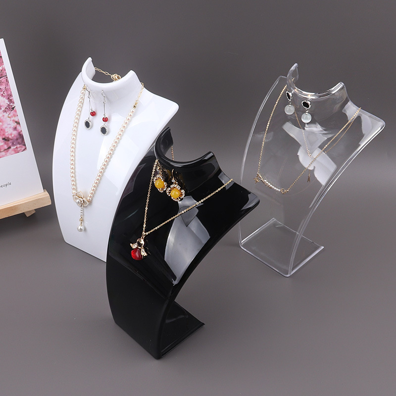 Plastic Mannequin Necklace Dis - Body Jewelry Holder recension och pris