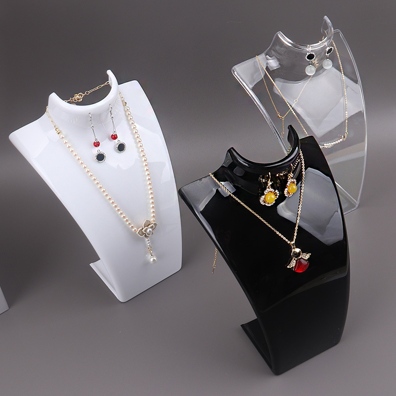 Plastic Mannequin Necklace Dis - Body Jewelry Holder recension och pris