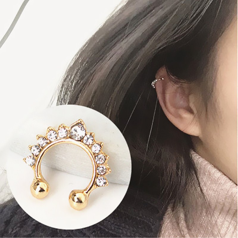 1PC U-Shape Nose Clip Fake Nos - Body Jewelry Earrings recension och pris