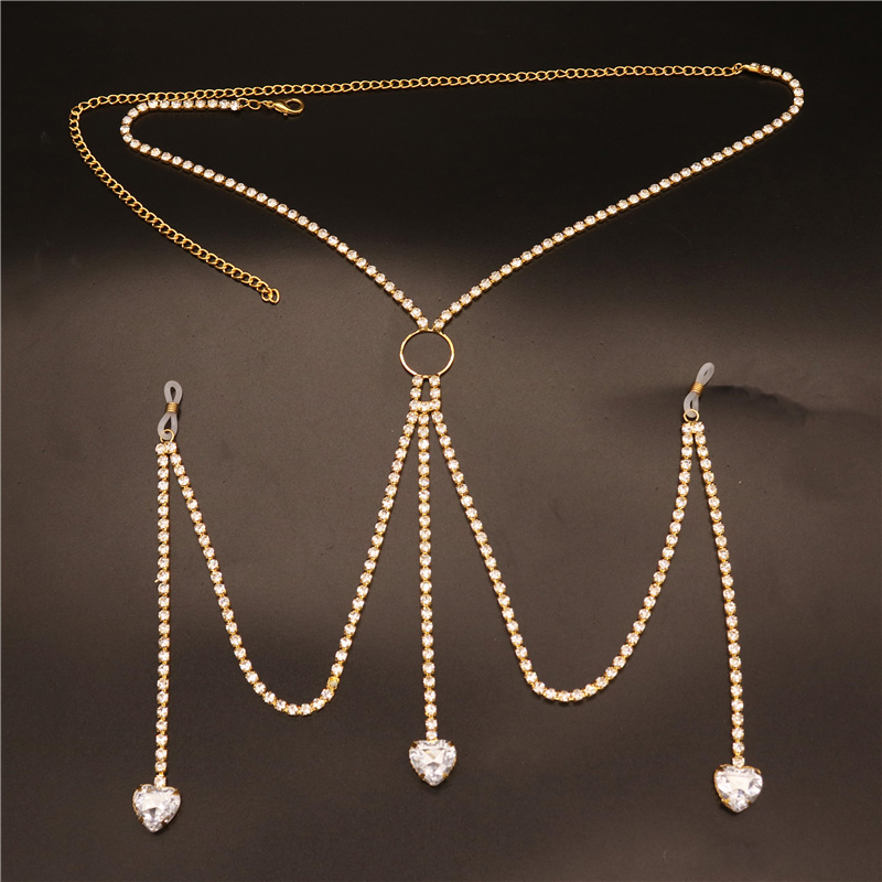 2023 New Fashion White Heart N - Body Jewelry Harness recension och pris