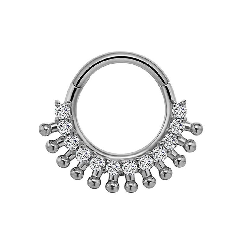 31BB Stylish Crystal Septum Ri - Body Jewelry Cartilage Earrings recension och pris