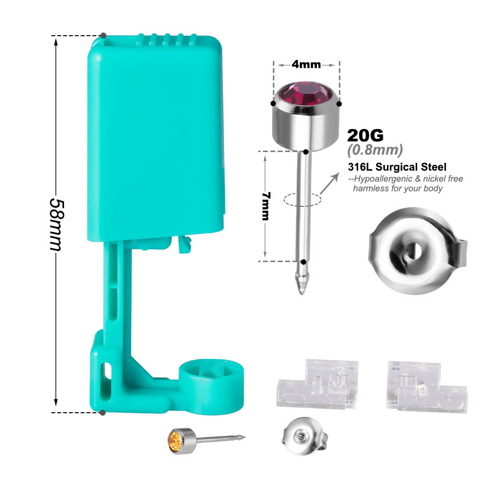 1 Unit Disposable Sterile Ear  - Body Jewelry Factory recension och pris