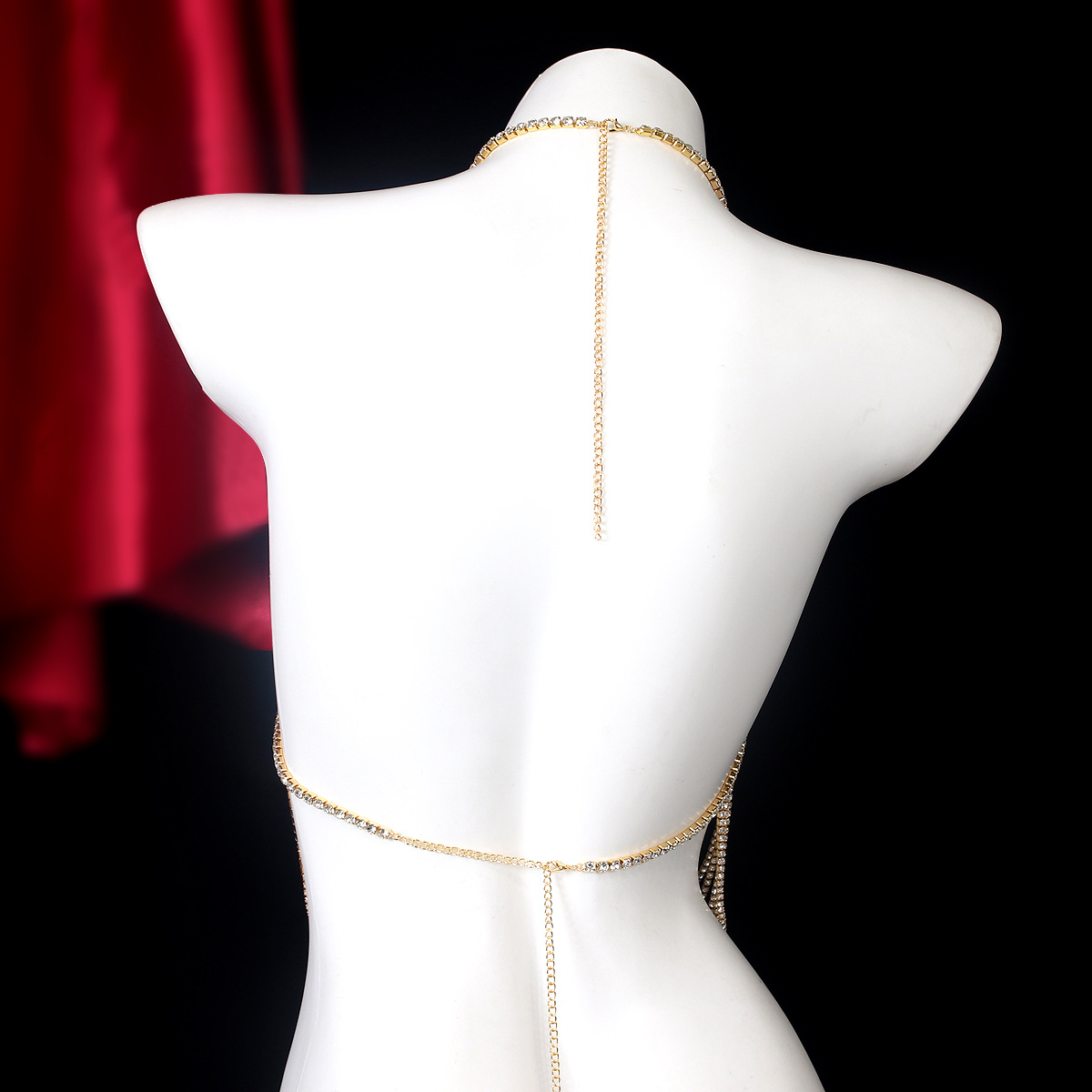 Luxurious Stripe Tassels Retro - Body Jewelry Harness recension och pris