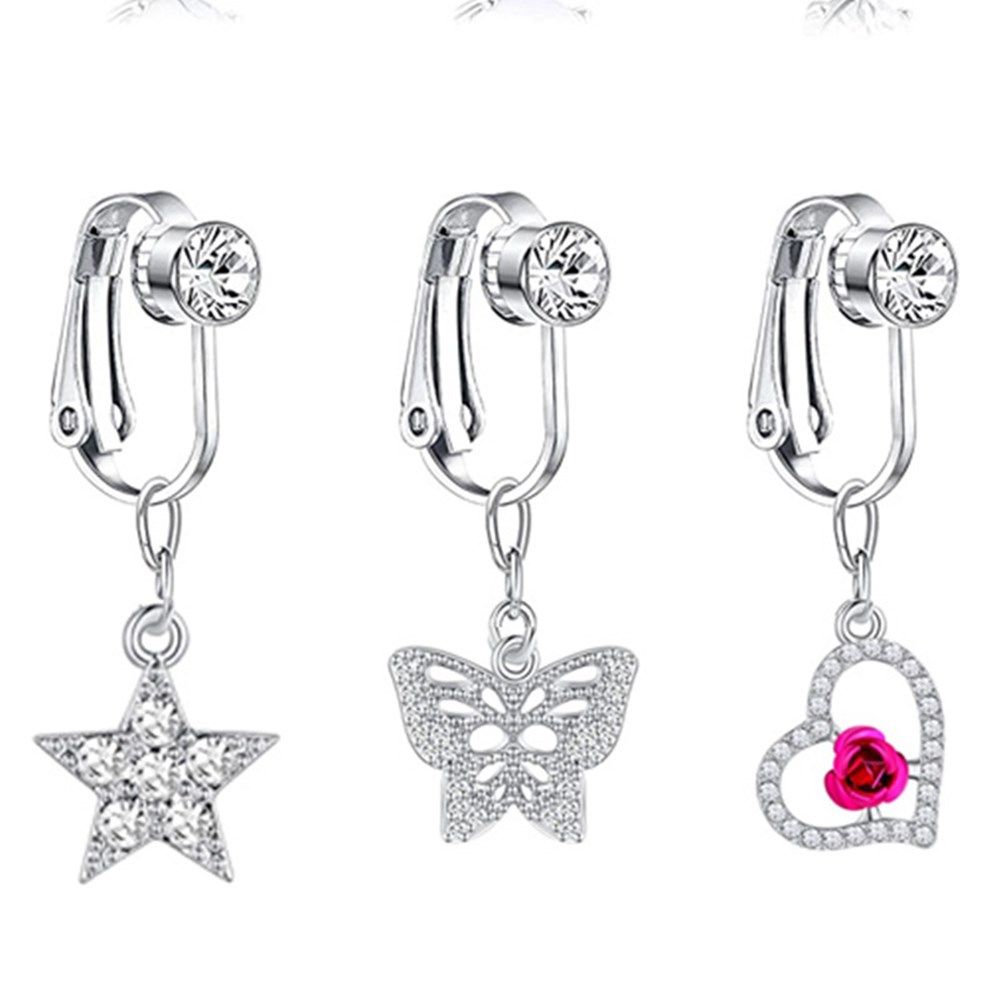 Accessories Clip On Earrings C - Body Jewelry Cartilage Earrings recension och pris