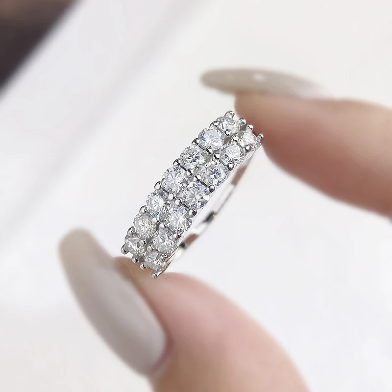 DWJ 1.4ct Real Moissanite Diam - Body Jewelry High Quality recension och pris