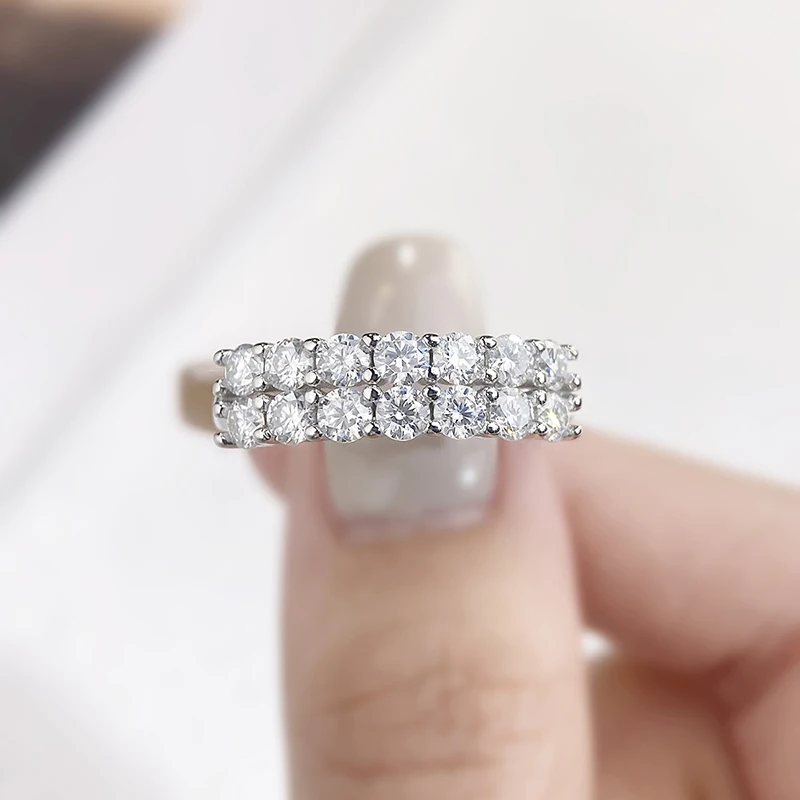 DWJ 1.4ct Real Moissanite Diam - Body Jewelry High Quality recension och pris