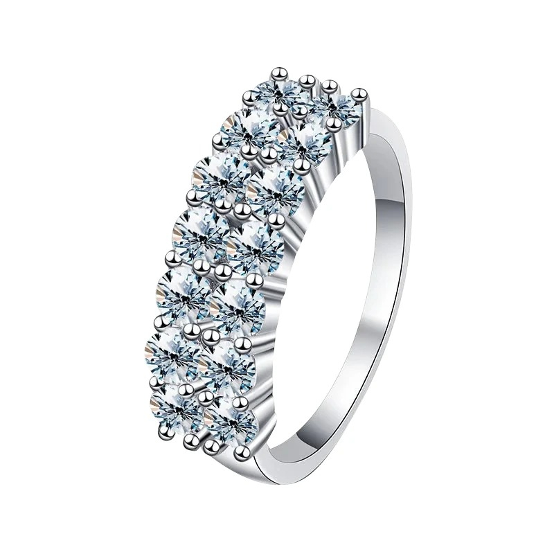 DWJ 1.4ct Real Moissanite Diam - Body Jewelry High Quality recension och pris