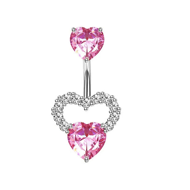 1PCS Pink Crown Belly Button R - Body Jewelry Hoops recension och pris