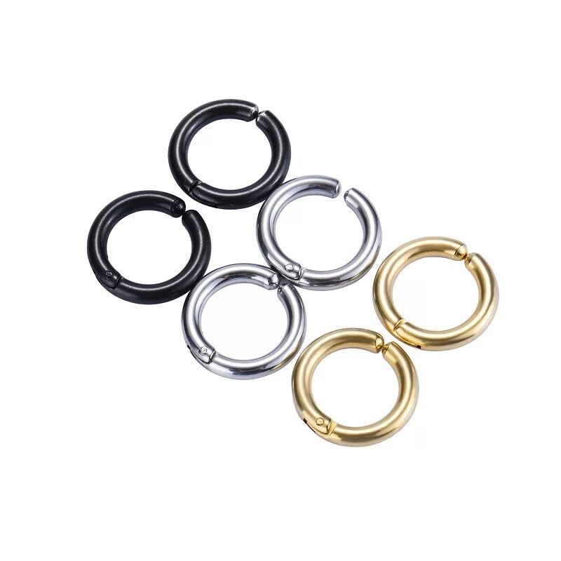 2/6Pcs Fake Huggie Hoop Earrin - Body Jewelry Cartilage Earrings recension och pris