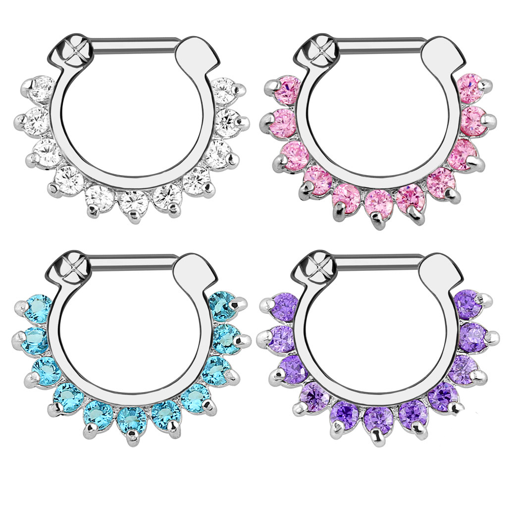 1pcs Hoop Clip On Nose Septum  - Body Jewelry Hoops recension och pris