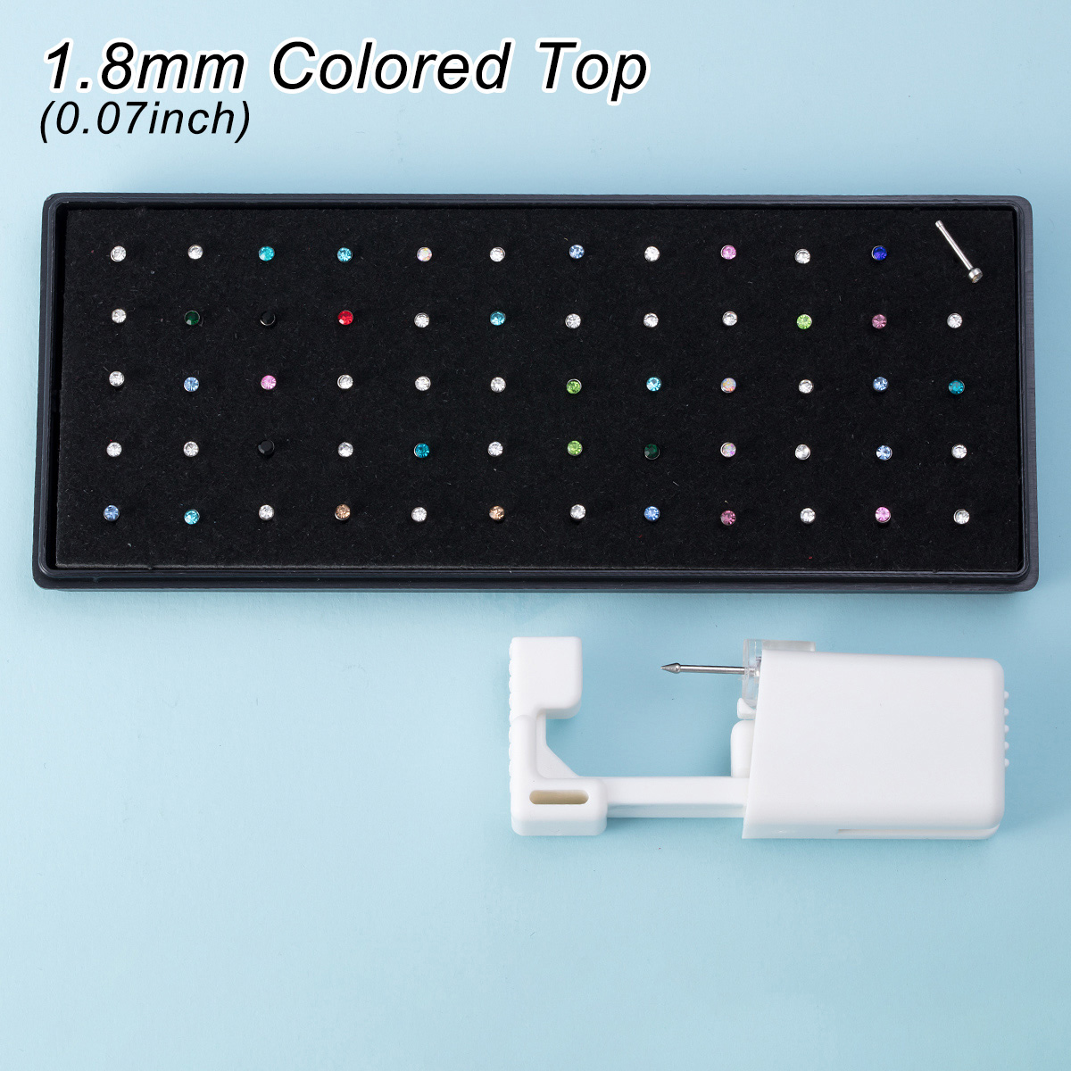 61PCS Nose Piercing Kit Includ - Body Jewelry Factory recension och pris