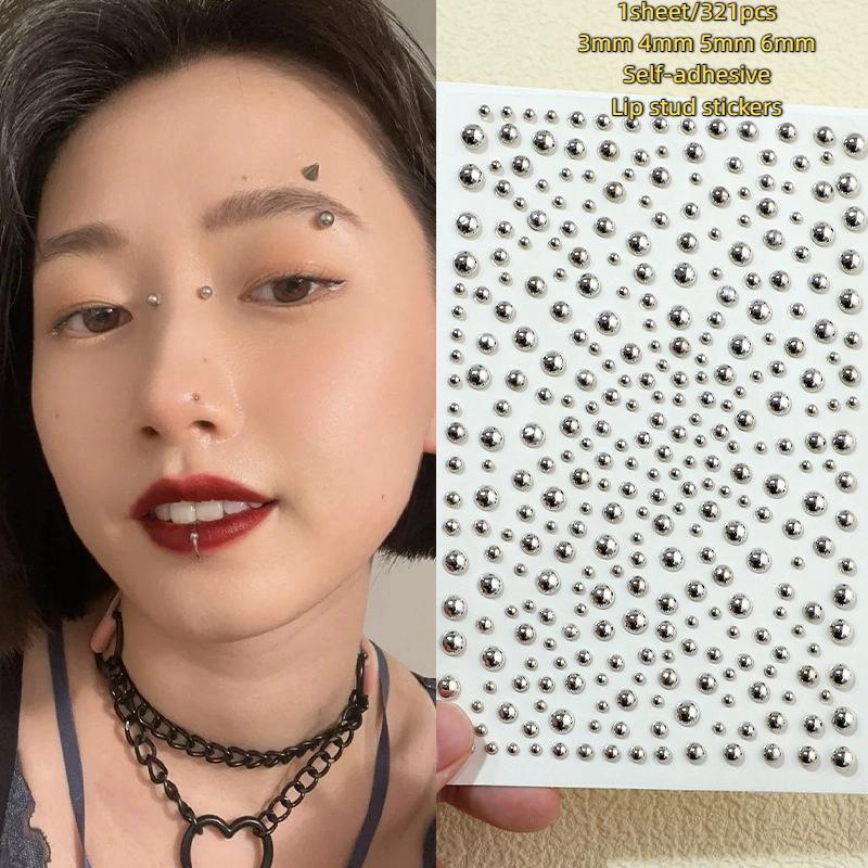 321pcs Non Piercing Lip Studs  - Body Jewelry Hoops recension och pris