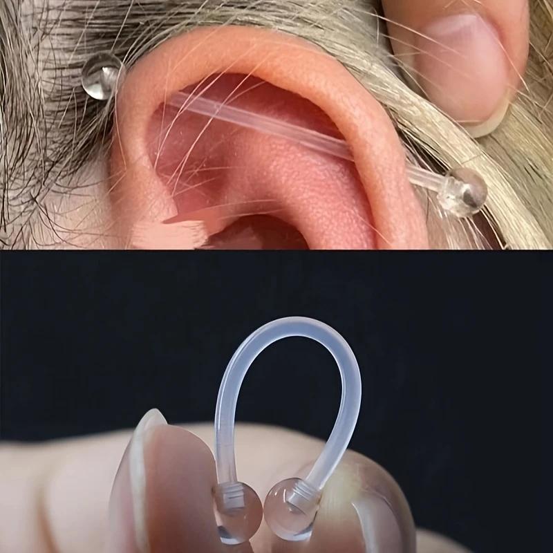 1pc/6pcs 14G 38mm Stainless St - Body Jewelry Cartilage Earrings recension och pris