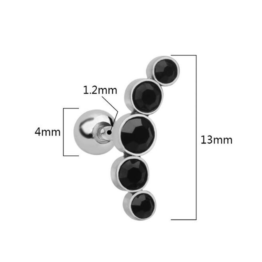 1Pcs Fashion 16G Stainless Ste - Body Jewelry Cartilage Earrings recension och pris