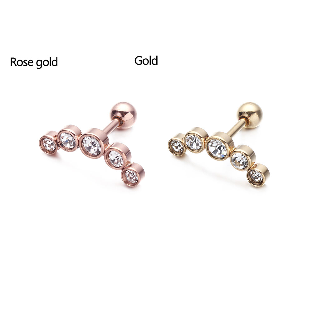 1Pcs Fashion 16G Stainless Ste - Body Jewelry Cartilage Earrings recension och pris