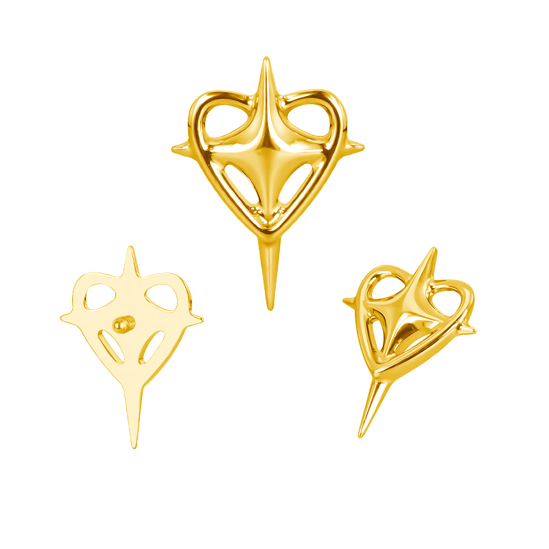 ASTM F136 Titanium EAR PIERC H - Body Jewelry Factory recension och pris