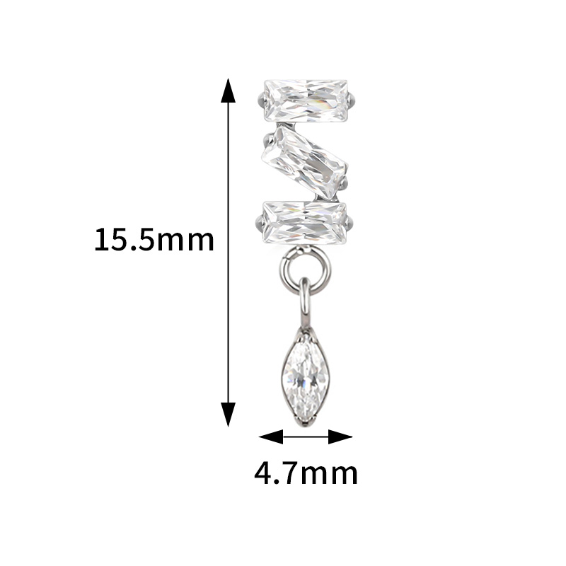 ASTM F136 Titanium EAR PIERC H - Body Jewelry Factory recension och pris
