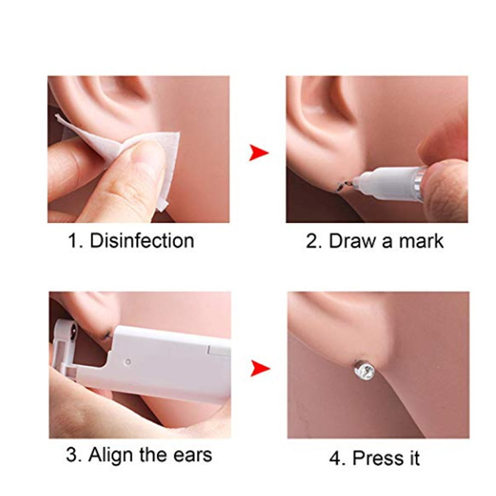 1PC Disposable Sterile Ear Pie - Body Jewelry Factory recension och pris