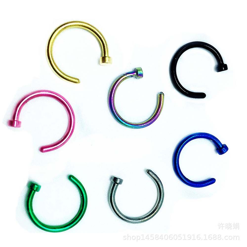 10 Pcs Thin Stainless Steel Fo - Body Jewelry Earrings recension och pris