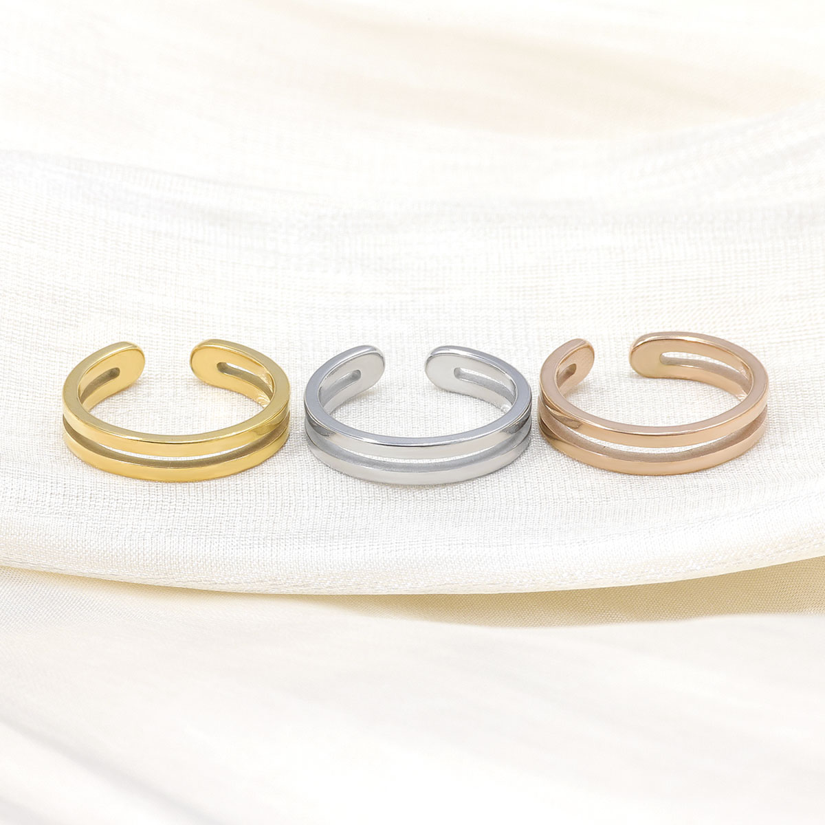 Adjustable Double Layer Toe Ri - Body Jewelry Hoops recension och pris