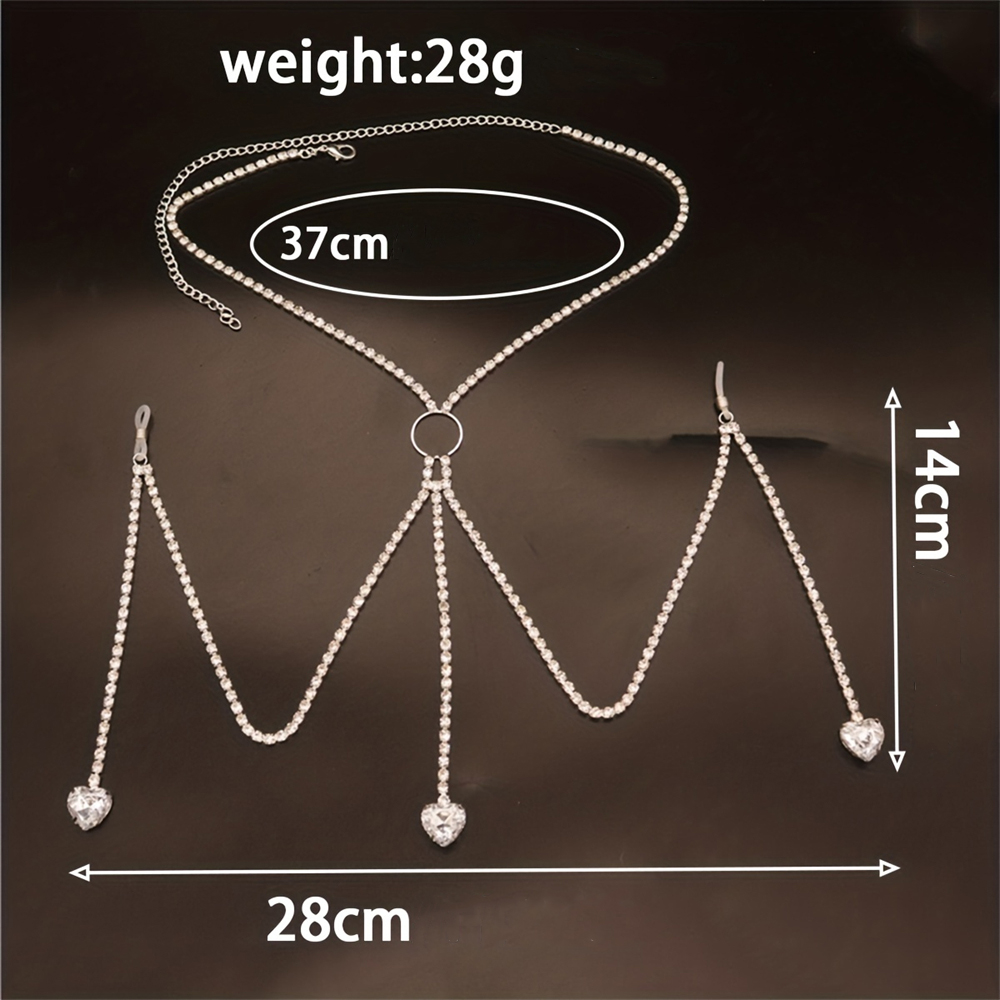 Exquisite Fashion Shining Rhin - Body Jewelry Harness recension och pris