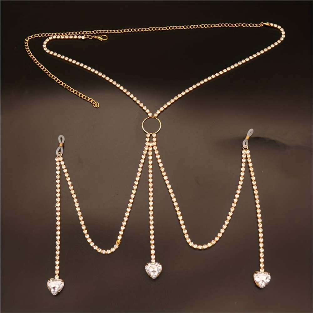 Exquisite Fashion Shining Rhin - Body Jewelry Harness recension och pris