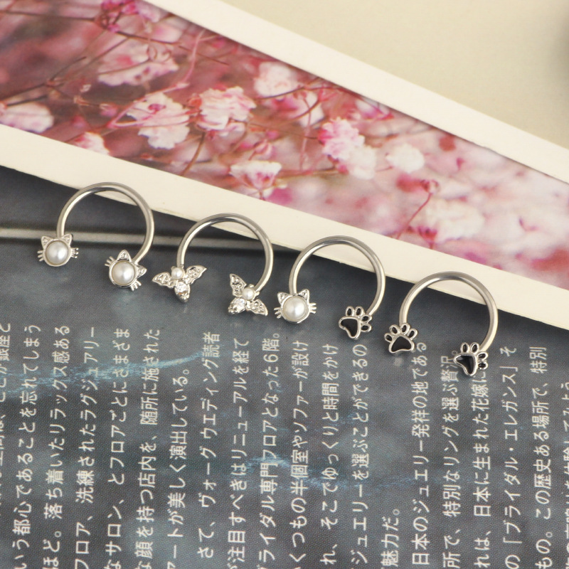 16G Septum Ring Daith Piercing - Body Jewelry Cartilage Earrings recension och pris