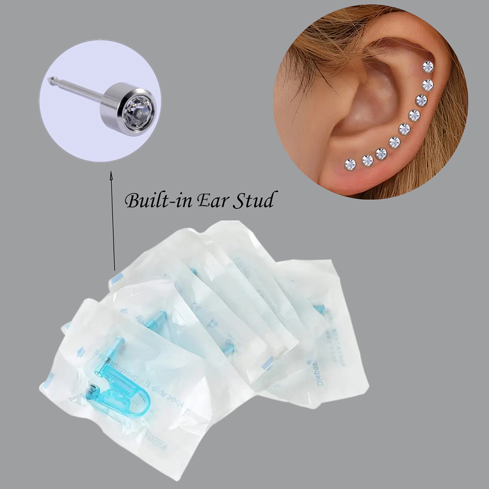 50-1pcs Disposable Sterile Ear - Body Jewelry Factory recension och pris