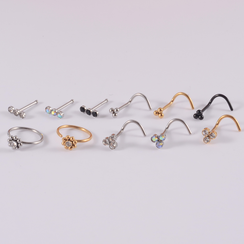 2-12PCS/Lot 316L Surgical Stee - Body Jewelry Holder recension och pris