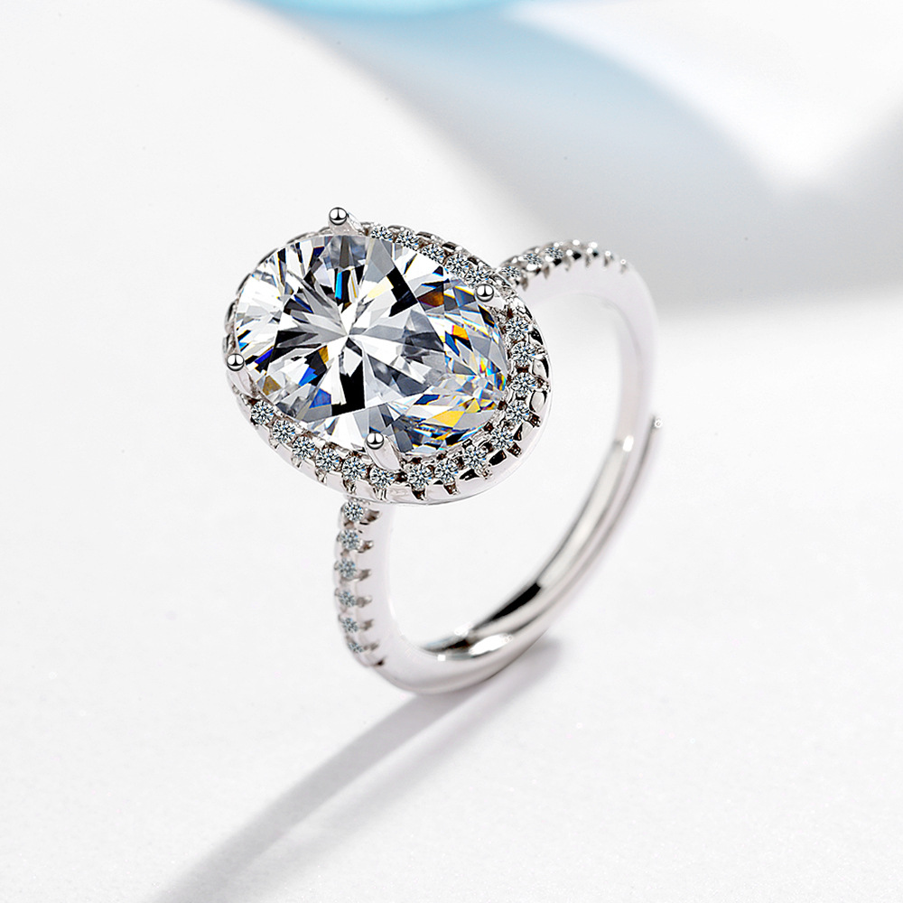 New 925 Sterling Silver 5ct Mo - Body Jewelry High Quality recension och pris