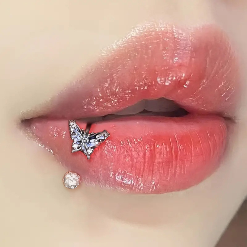 ASTM F136 Titanium Butterfly L - Body Jewelry Earrings recension och pris