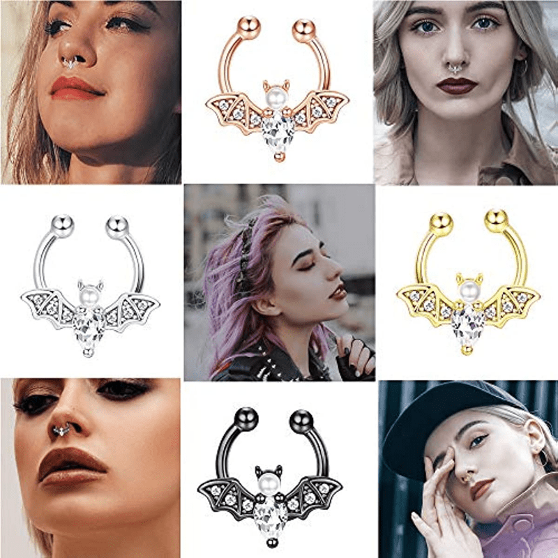 EVISPOL Cute Halloween Bat Fau - Body Jewelry Hoops recension och pris