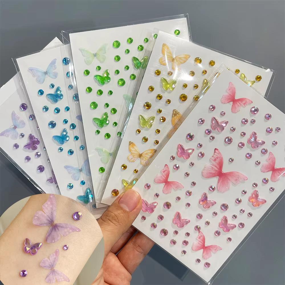 1sheet Eyes Face Makeup Butter - Body Jewelry Stickers recension och pris