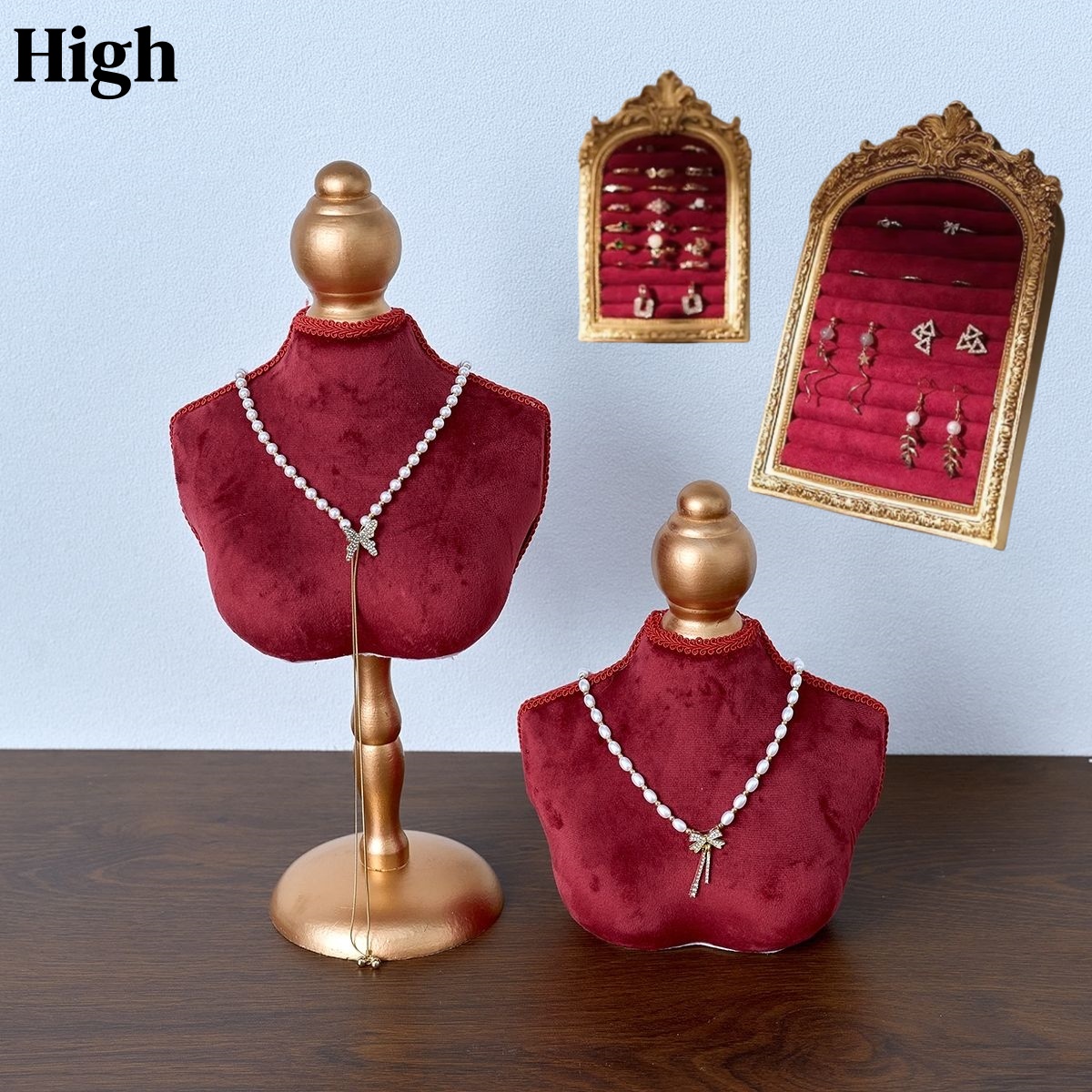 Necklace Display Bust Stand Gr - Body Jewelry Holder recension och pris