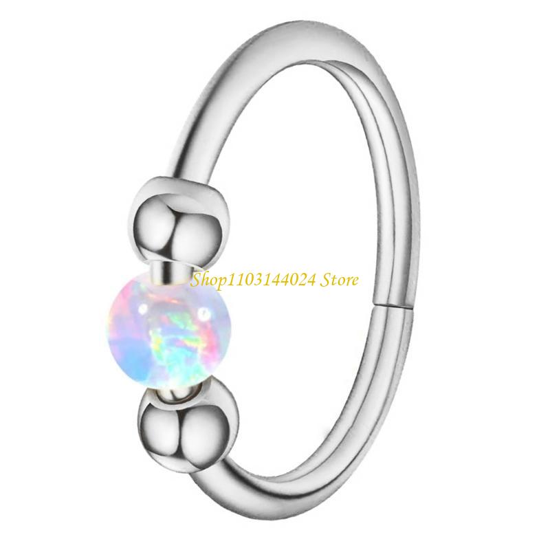 N5KE Opal Beaded Nose Ring Hoo - Body Jewelry Cartilage Earrings recension och pris