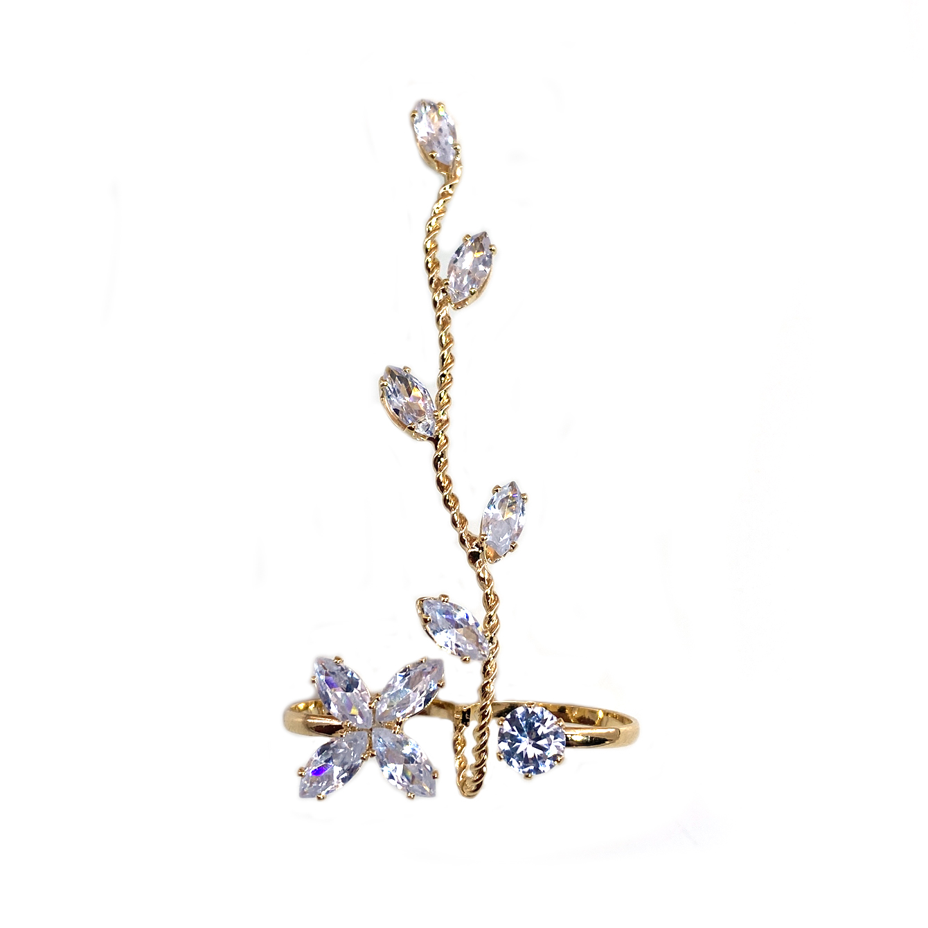 1pc Exquisite Zircon Foot Ring - Body Jewelry Hoops recension och pris