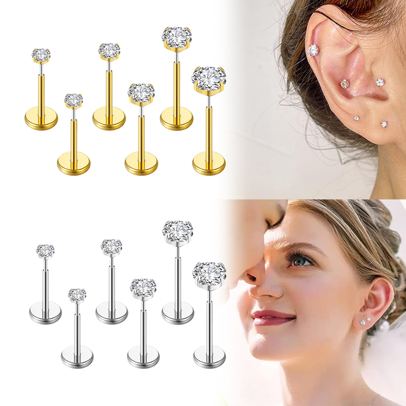 20G/18G/16G Surgical Stainless - Body Jewelry Earrings recension och pris