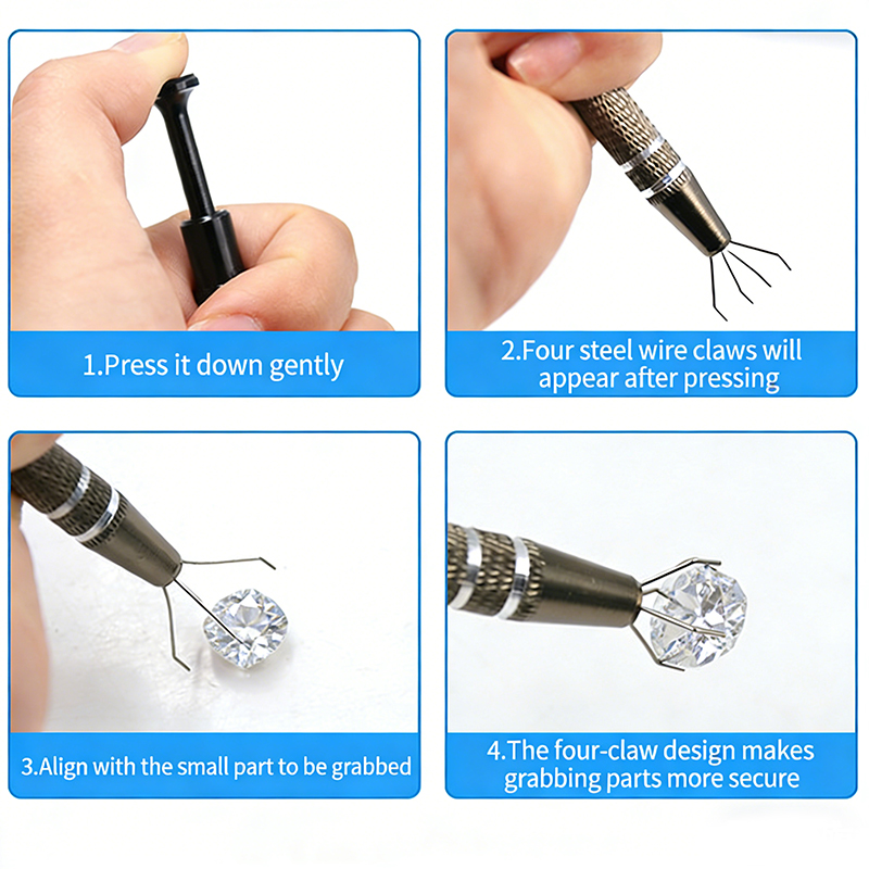 1pcs Jewelry Pick Up Tools Zir - Body Jewelry Holder recension och pris